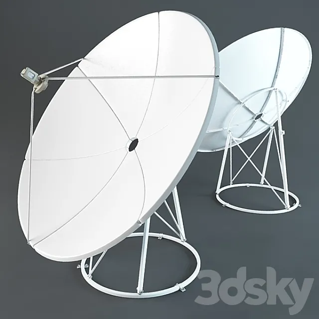 Satellite antenna 3DS Max Model