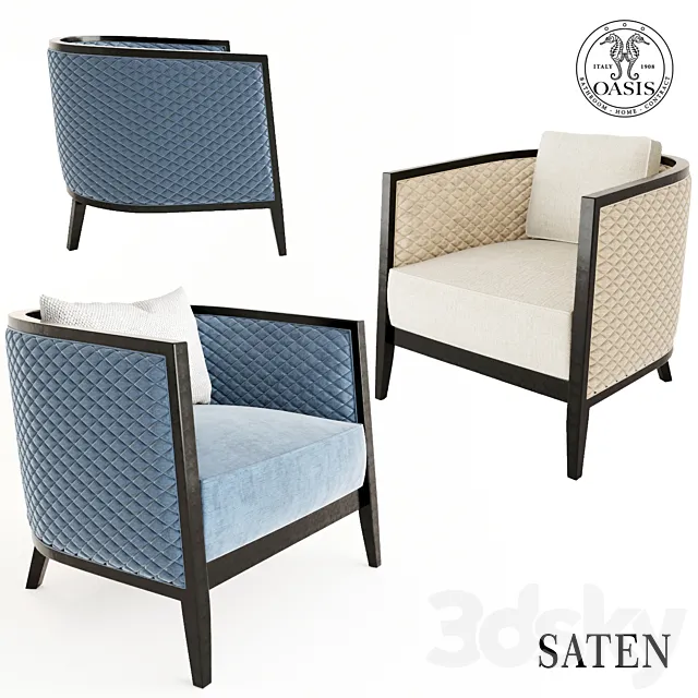 Saten armchair by Oasis 3DSMax File