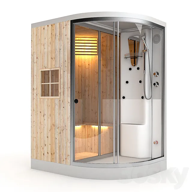 Sauna 3DS Max Model