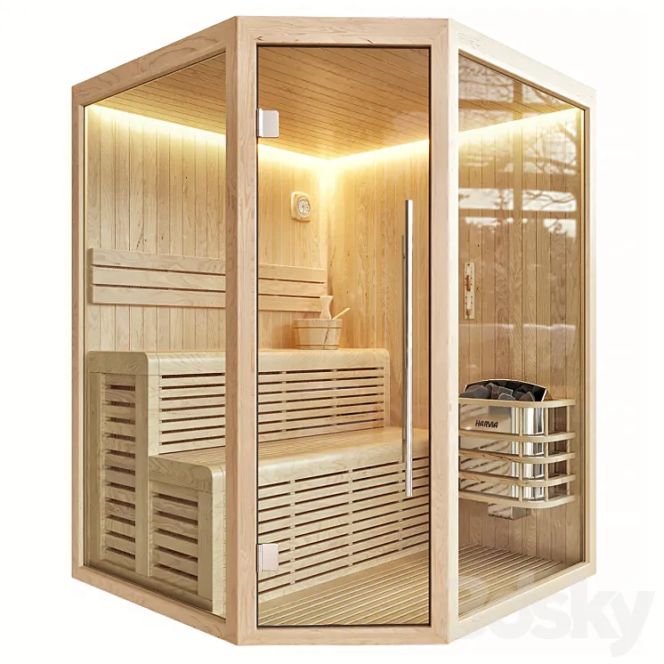 Sauna Innsbruck 3DS Max Model