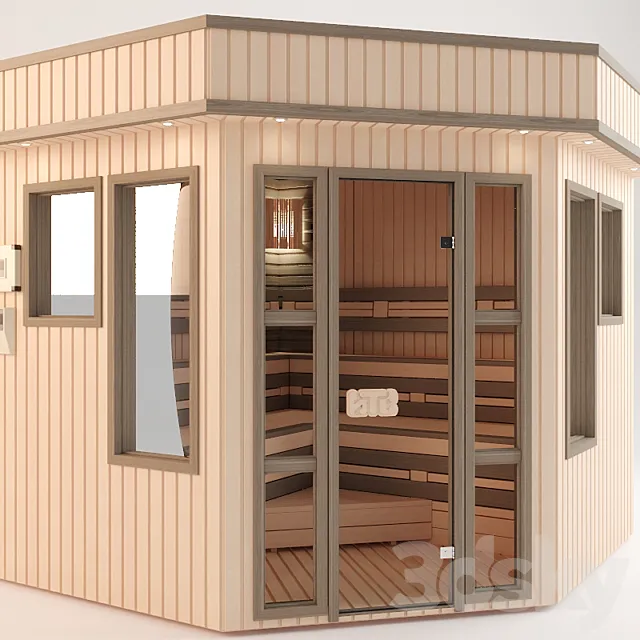 Sauna  ITS 3ds Max