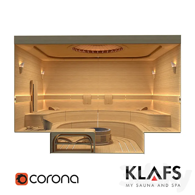 Sauna KLAFS 3DSMax File