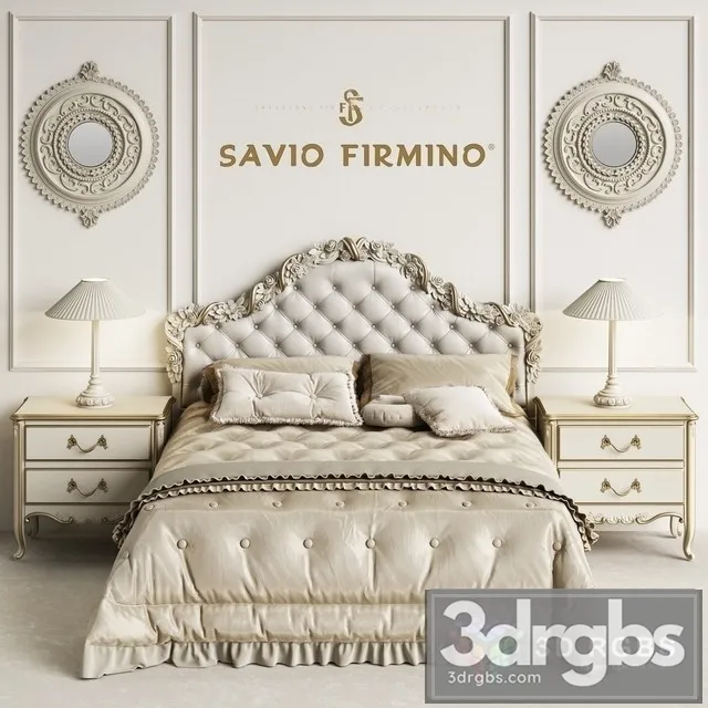 Savio Firmino 1696 Bed 3dsmax Download
