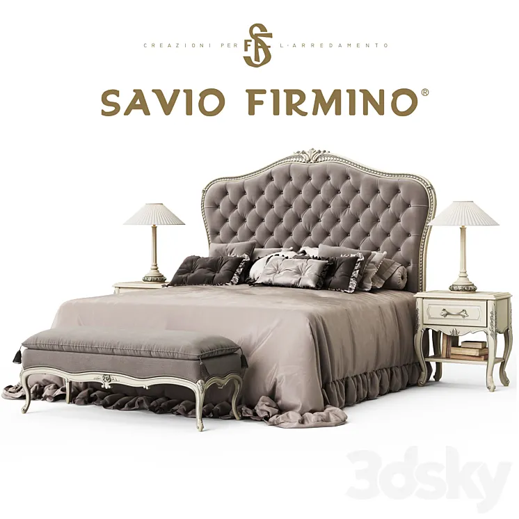 Savio Firmino 3141 Bed 3DS Max