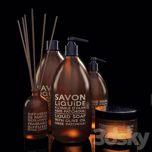 savon liquid soap 3DS Max Model