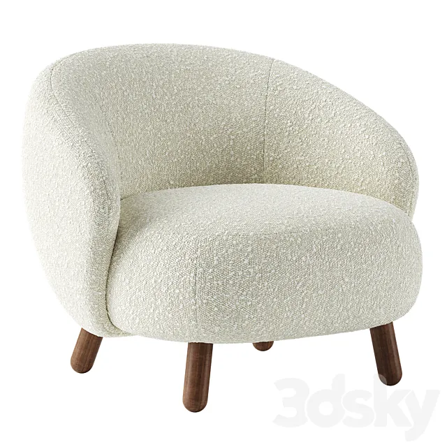Savona armchair 3ds Max