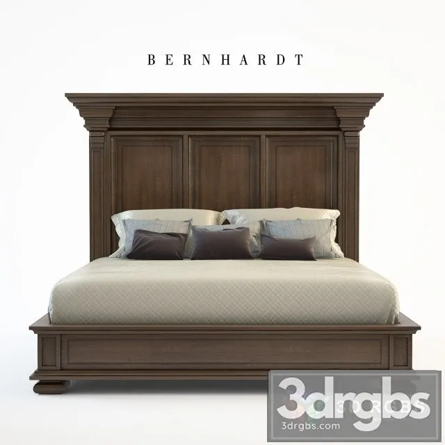 SAWA Bernhardt Huntington Panel Bed 3dsmax Download