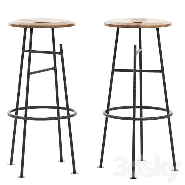 Sbagliato bar stool by mogg 3ds Max