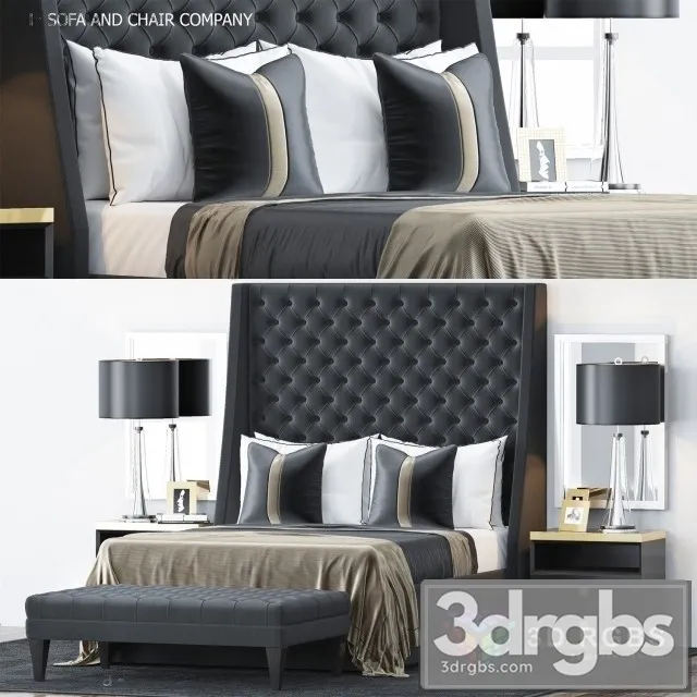 SC Bedroom Set 6 3dsmax Download