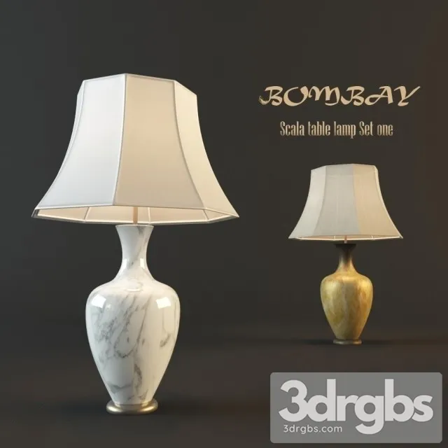 Scala Table Lamp Set One 3dsmax Download