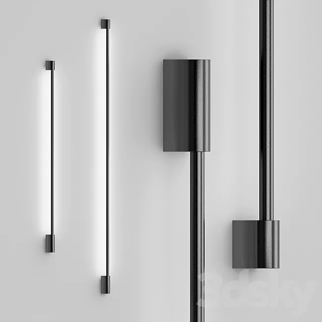 SCAN LED Wall Light 3ds Max