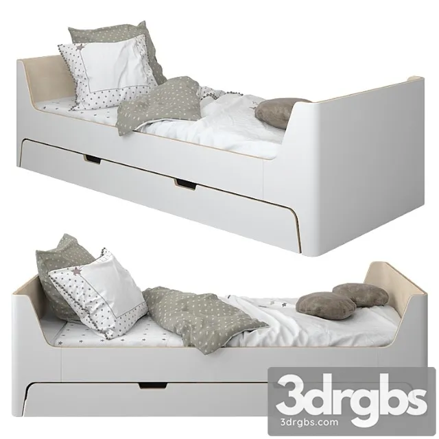 Scandi Bed by Laredoute 01 3dsmax Download