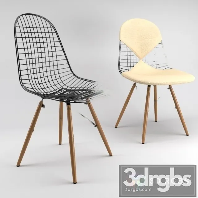 Scandi Designs DKR Style Wire Chair 3dsmax Download