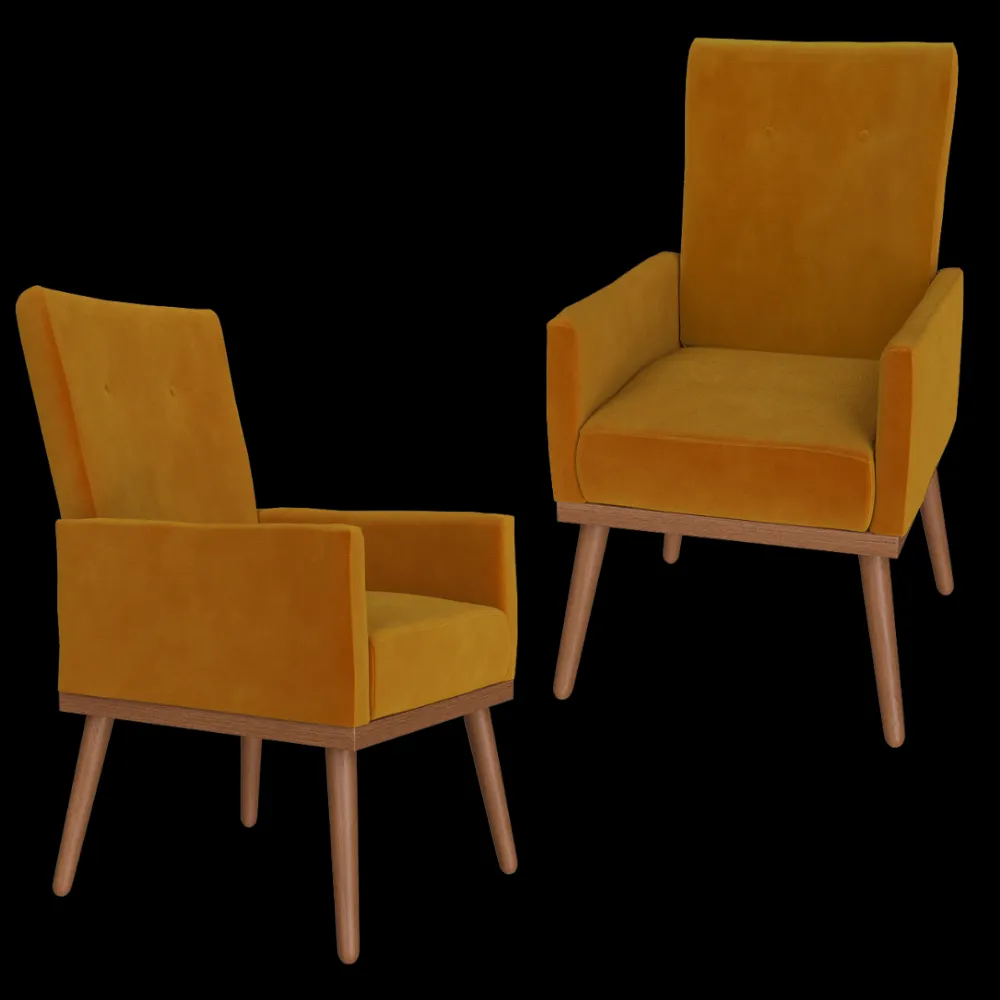 Scandicsofa – Chair with armrests Klematisar 3ds Max