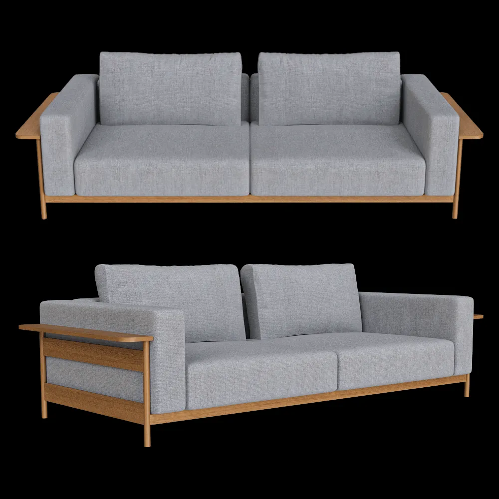 Scandicsofa – Sofa Adapt 3 two seater 3ds Max