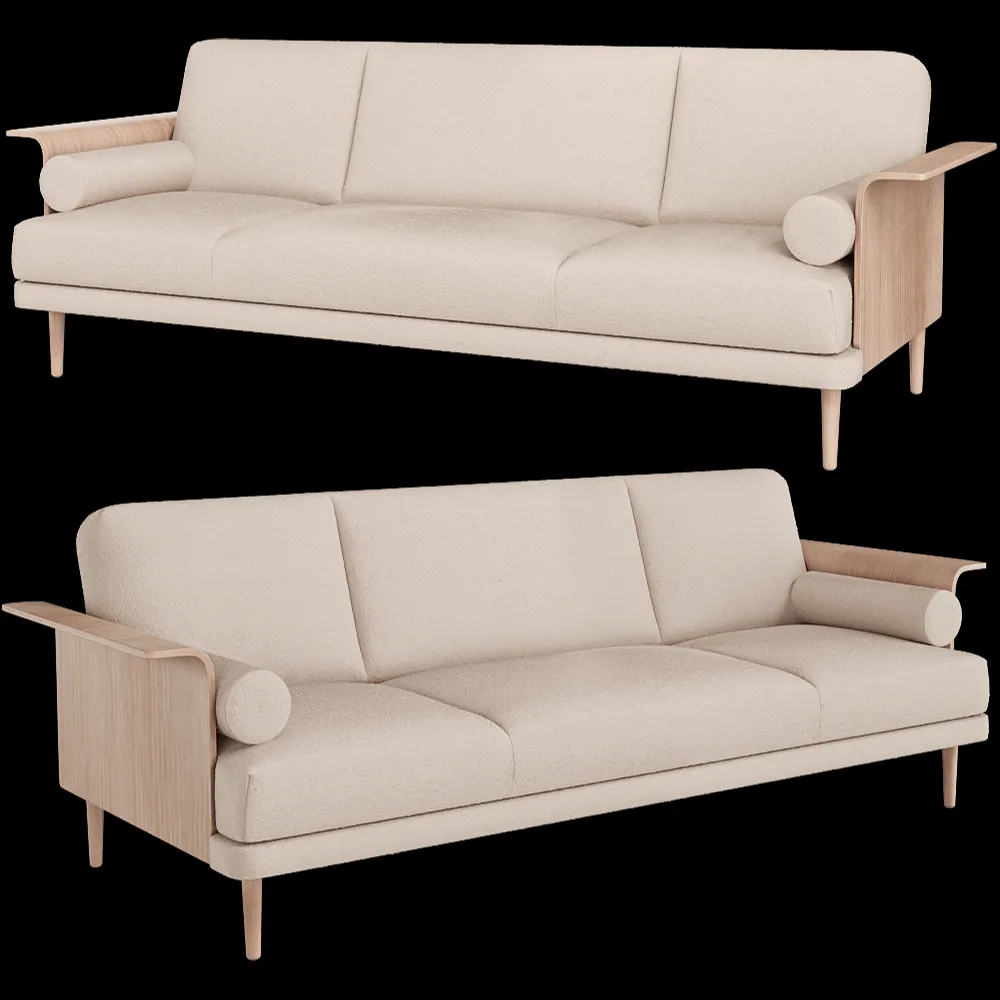 Scandicsofa – Sofa Svala 3-seater 3ds Max