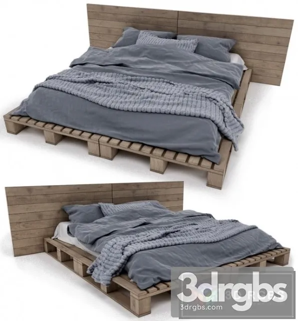 Scandinavian Bed 2 3dsmax Download