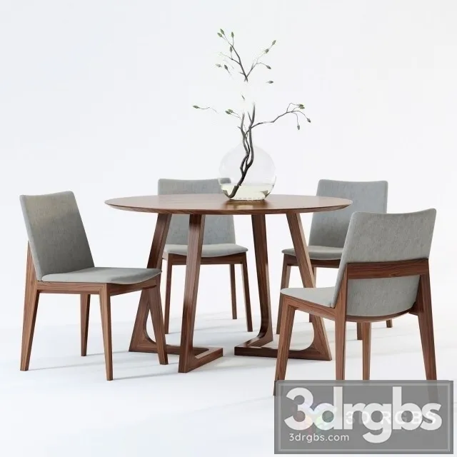 Scandinavian Designs Fuchsia Dining Chair Cress Round Dining Table 3dsmax Download