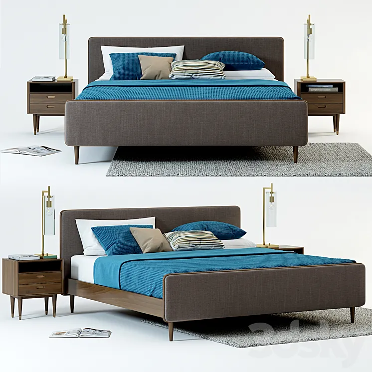 Scandinavian Designs Holfred Bed 3DS Max