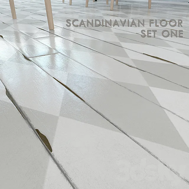 Scandinavian floor set 1 3DSMax File