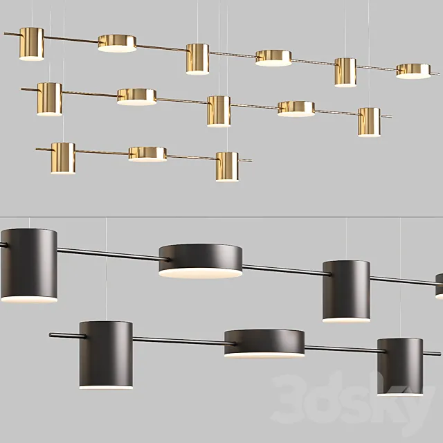 Scandinavian pendant lights 056 3ds Max