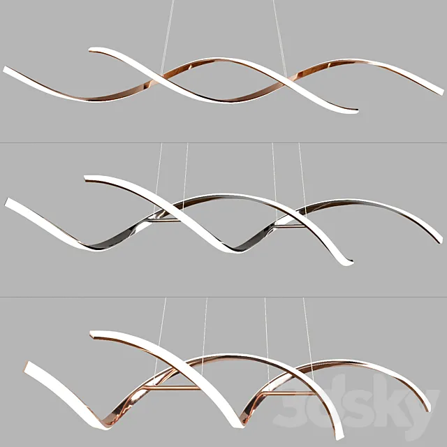 Scandinavian pendant lights 060 3ds Max