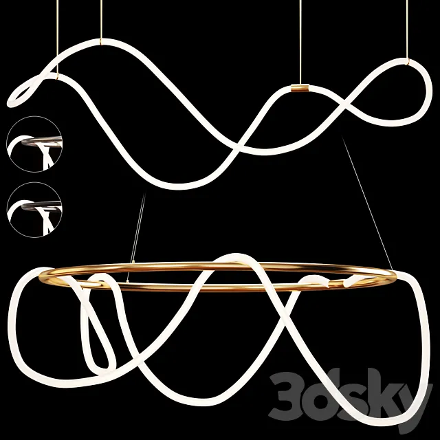 Scandinavian pendant lights 143 3DS Max Model