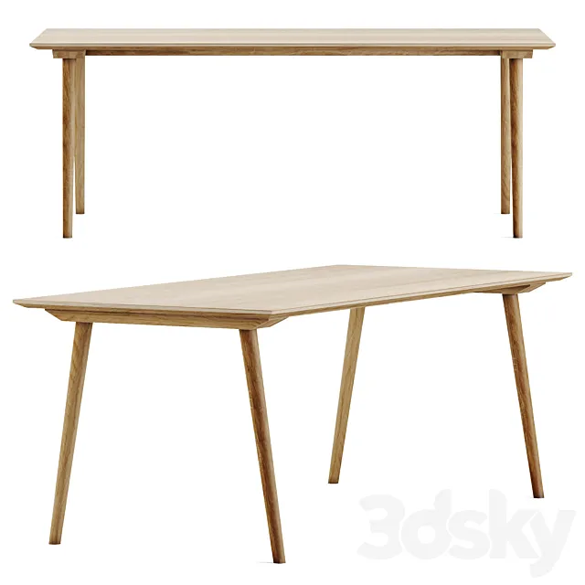 Scandinavian table 3DS Max Model