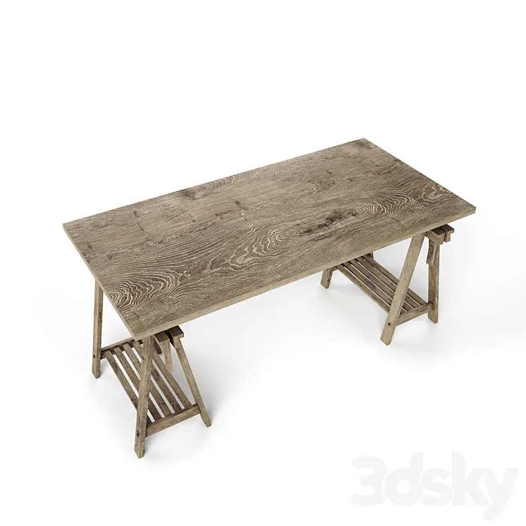 Scandinavian table 3DS Max