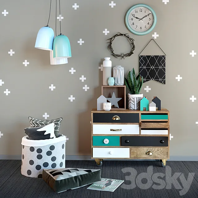 Scandinavian_set_004 3ds Max
