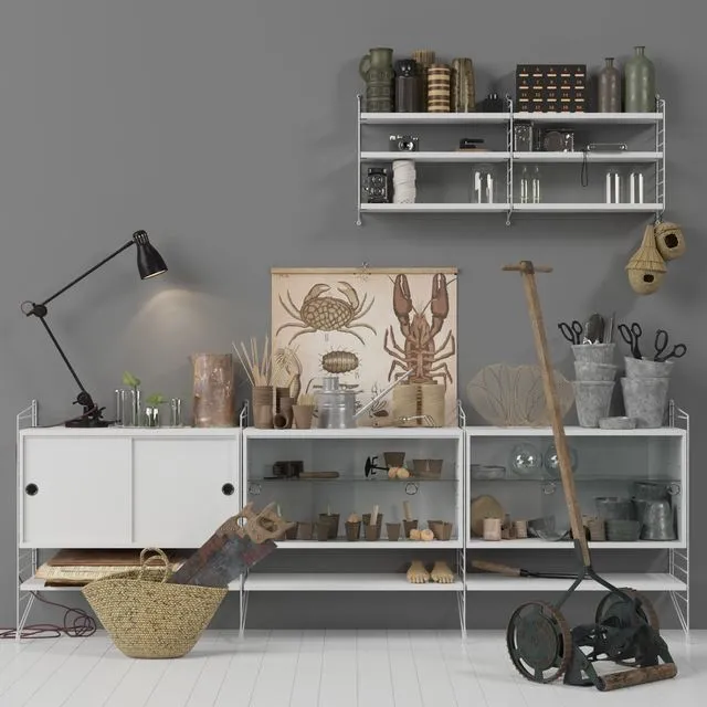 Scandinavian_set_007 3dsMax Model
