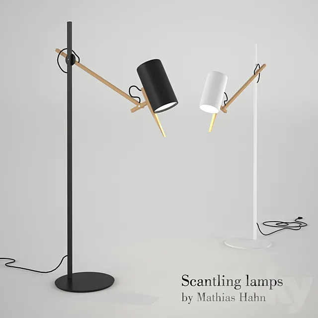 Scantling lamps 3DSMax File