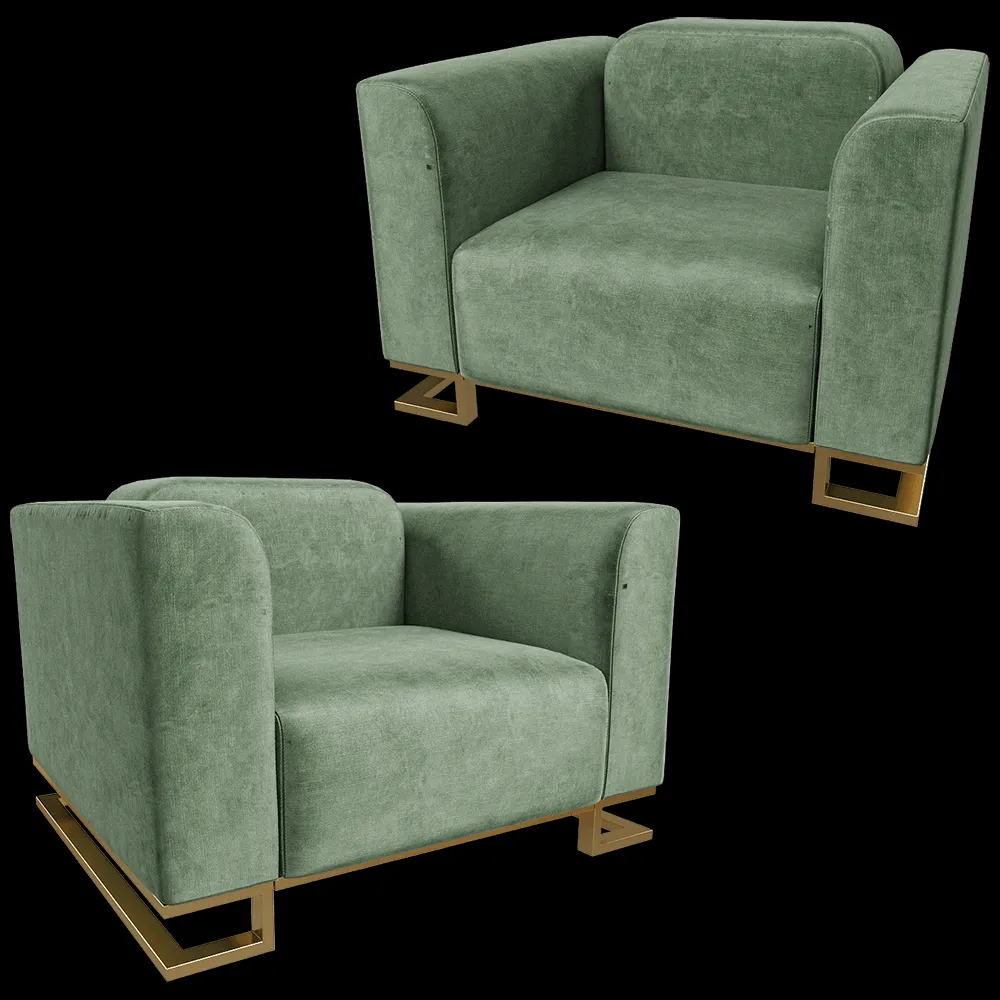 SCAPPINI HOME  – Armchair WING 3ds Max