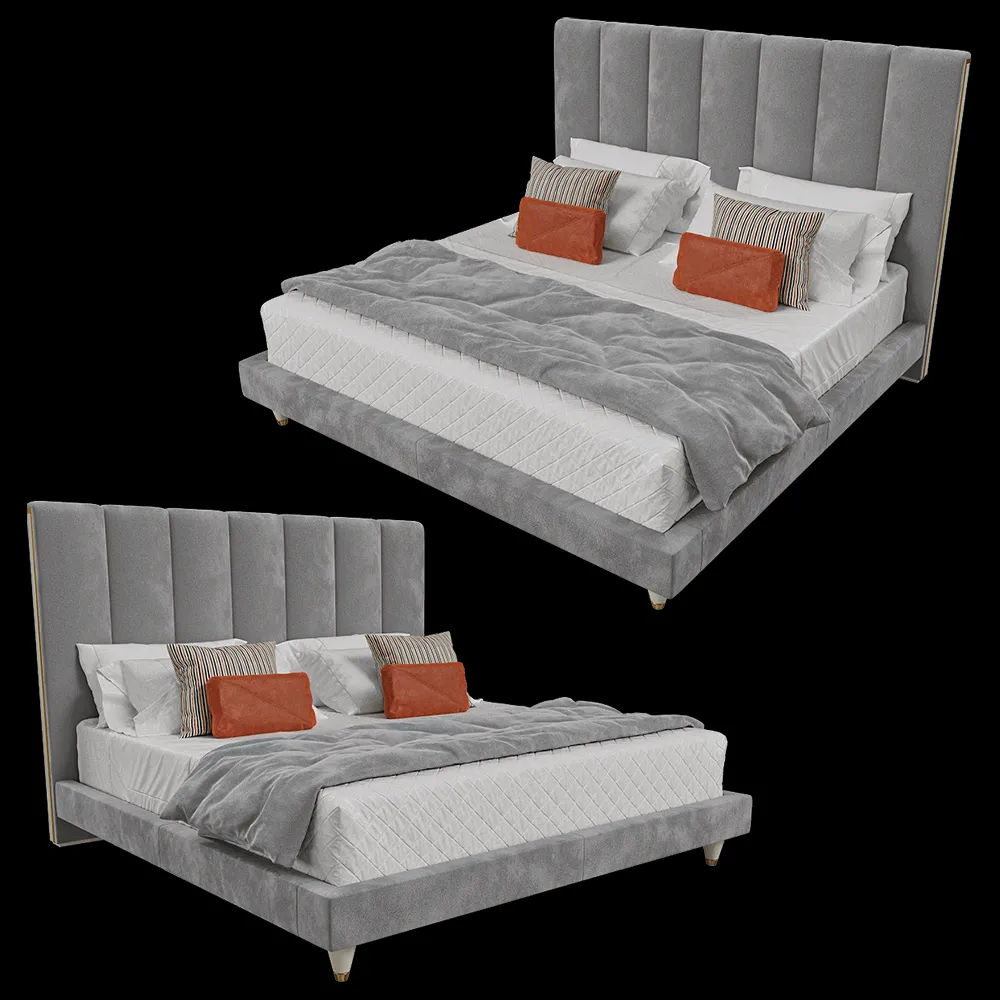 SCAPPINI HOME  – Bed Bond 3ds Max
