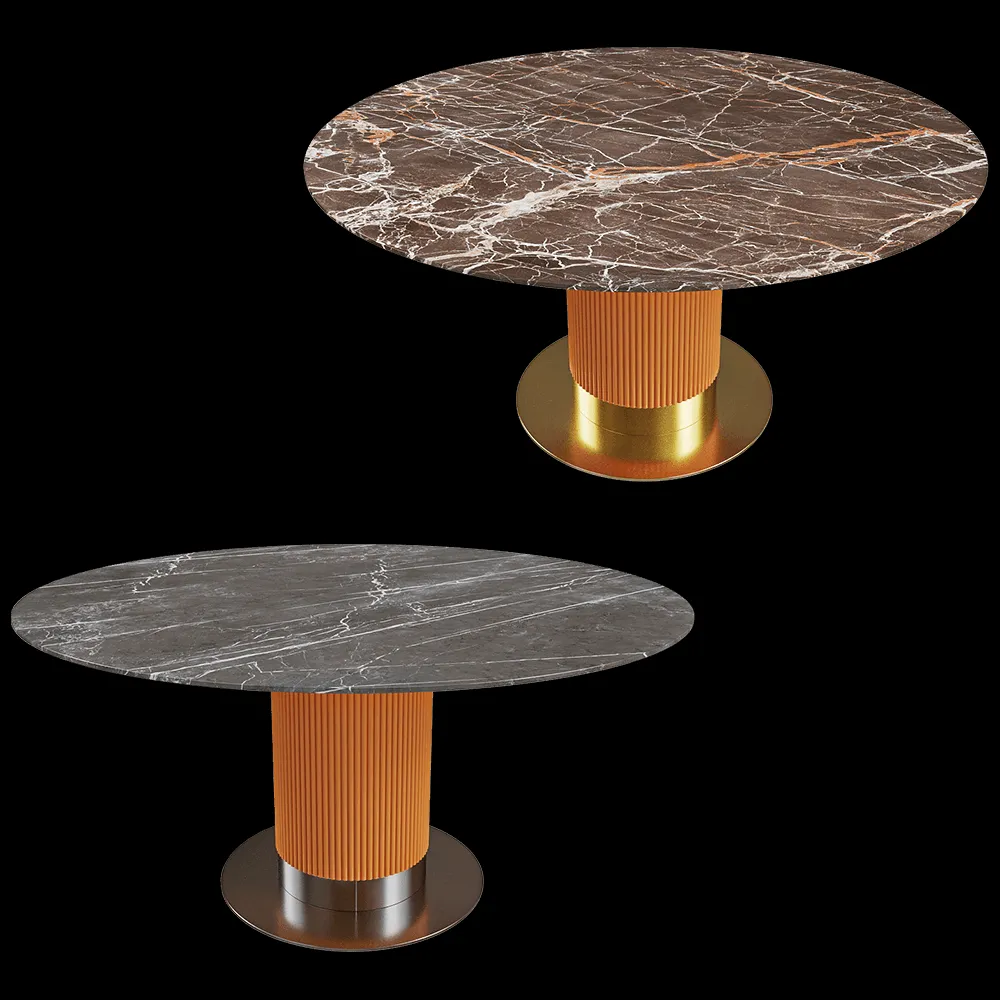 SCAPPINI HOME  – Dining table CIRCLE 3ds Max