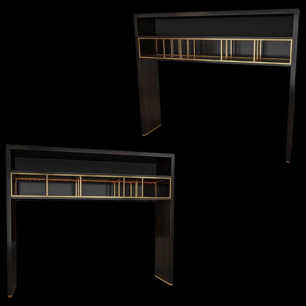 SCAPPINI HOME  – Equipped wall unit Clever 3ds Max
