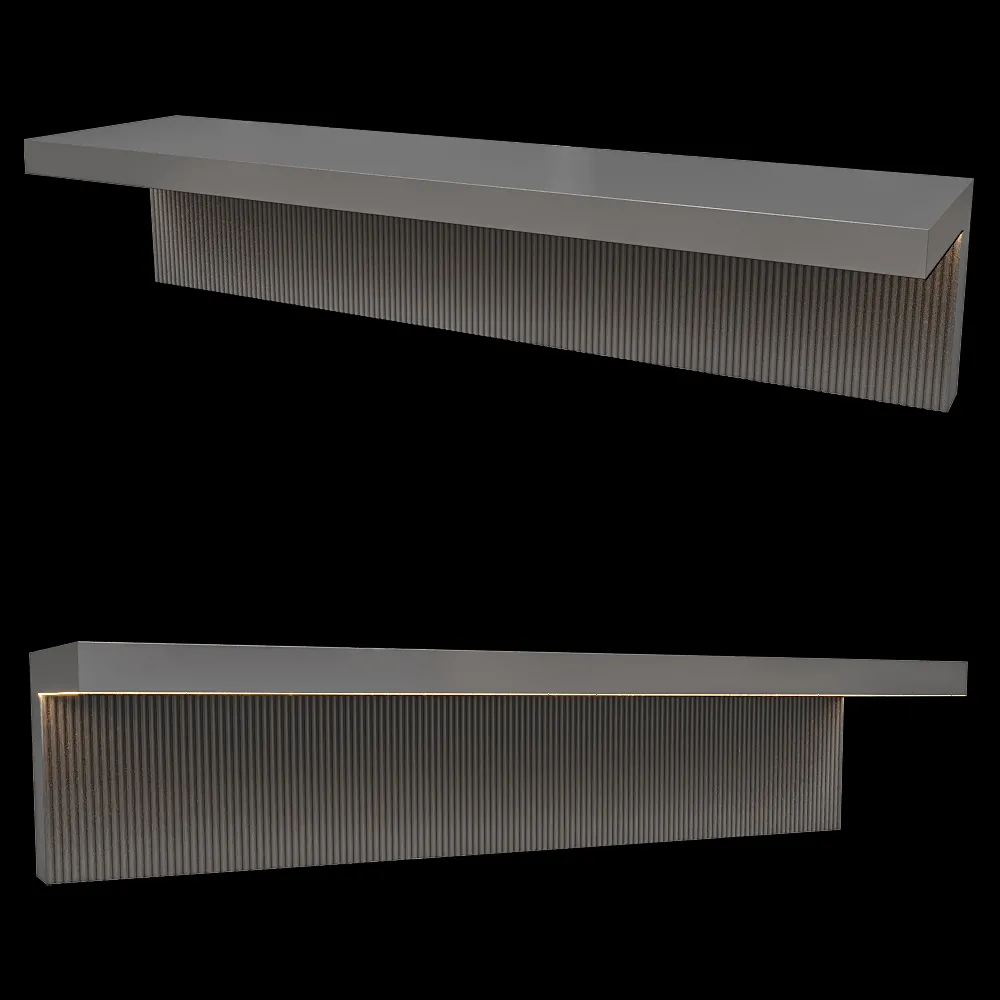 SCAPPINI HOME  – Floor standing shelf FLAT 3ds Max