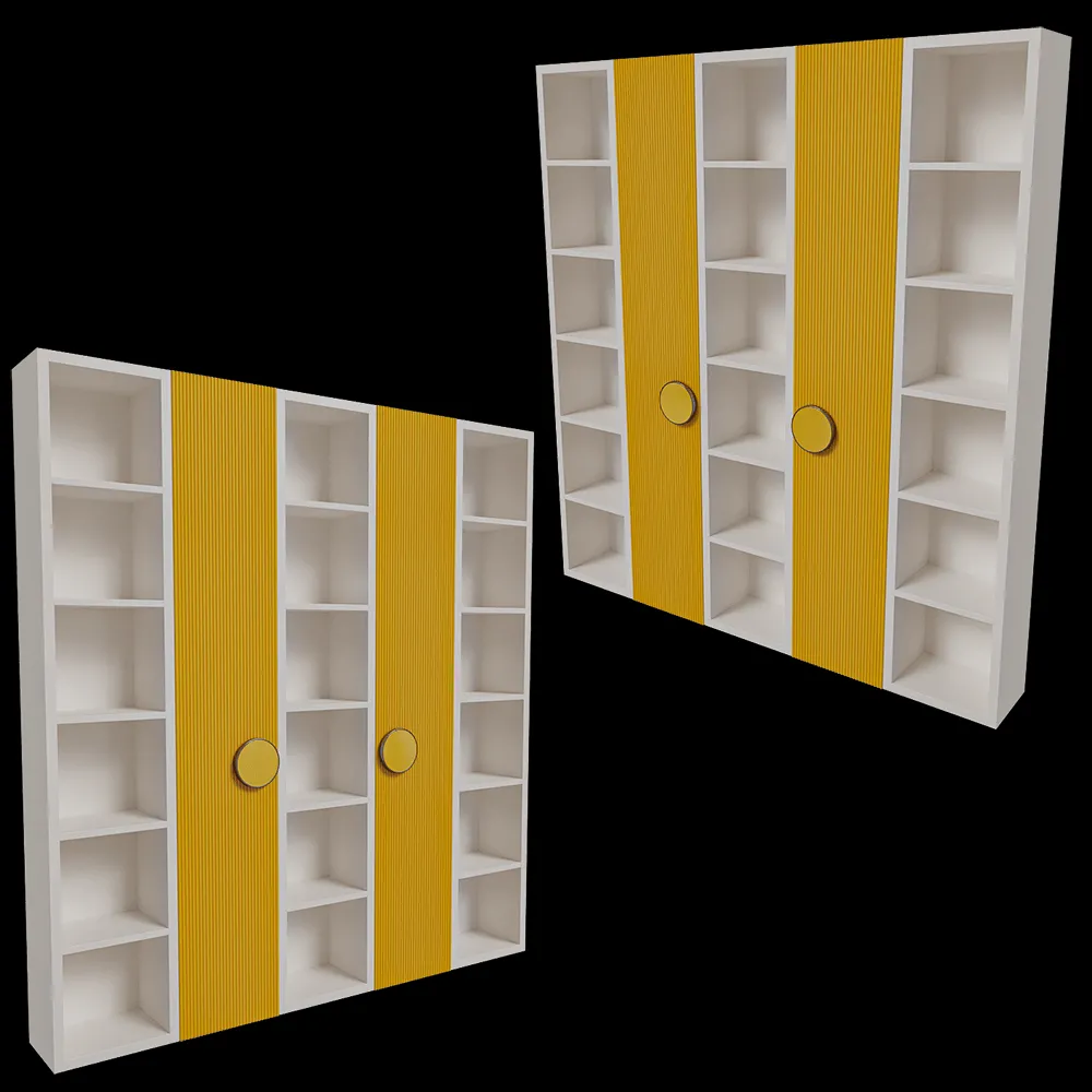 SCAPPINI HOME  – Modular bookcase STAGE 3ds Max