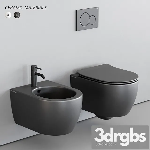 Scarabeo Ceramiche Moon Wall Hung WC 3dsmax Download