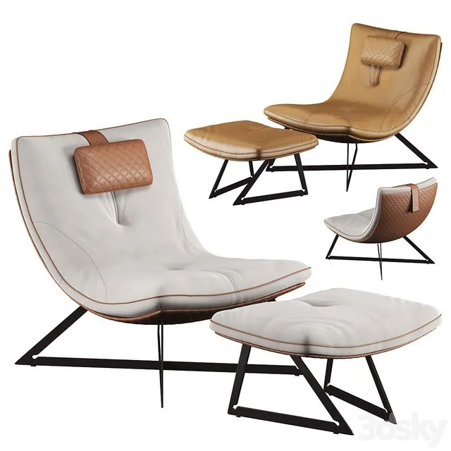 Scarlett Armchair 3dsMax Model
