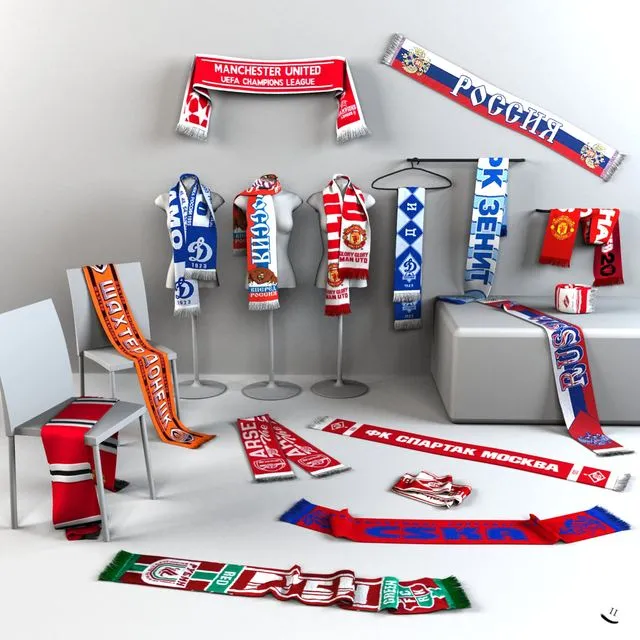 Scarves set 3dsMax Model