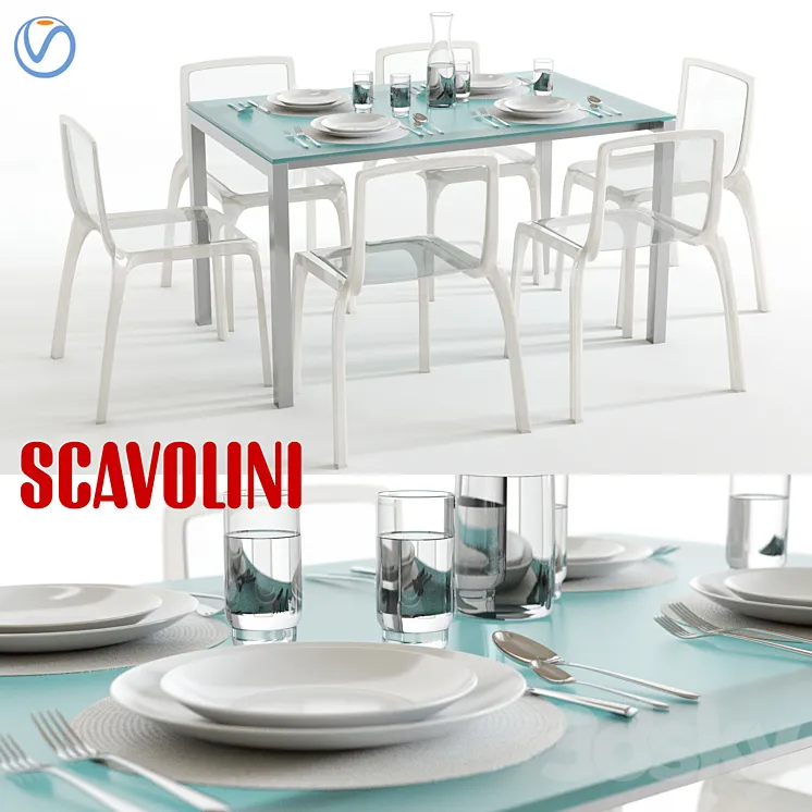 Scavolini Axel and Miss You 3DS Max