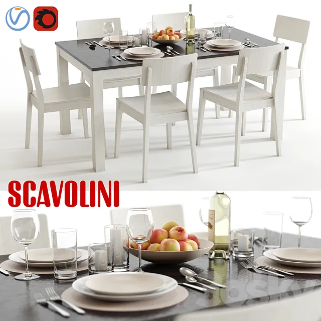 Scavolini Duke and Mika 3ds Max