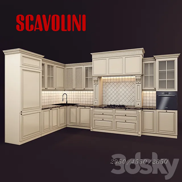 Scavolini kitchen model 3DSMax File