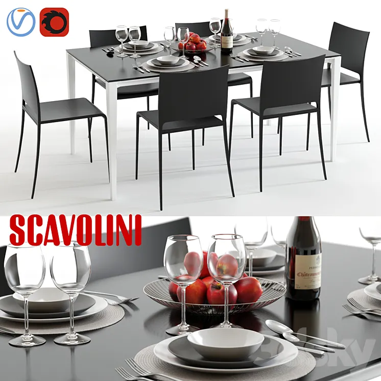 Scavolini Timeless and Mya 3DS Max