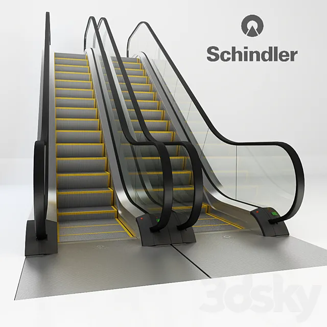 Schindler escalator 3DSMax File