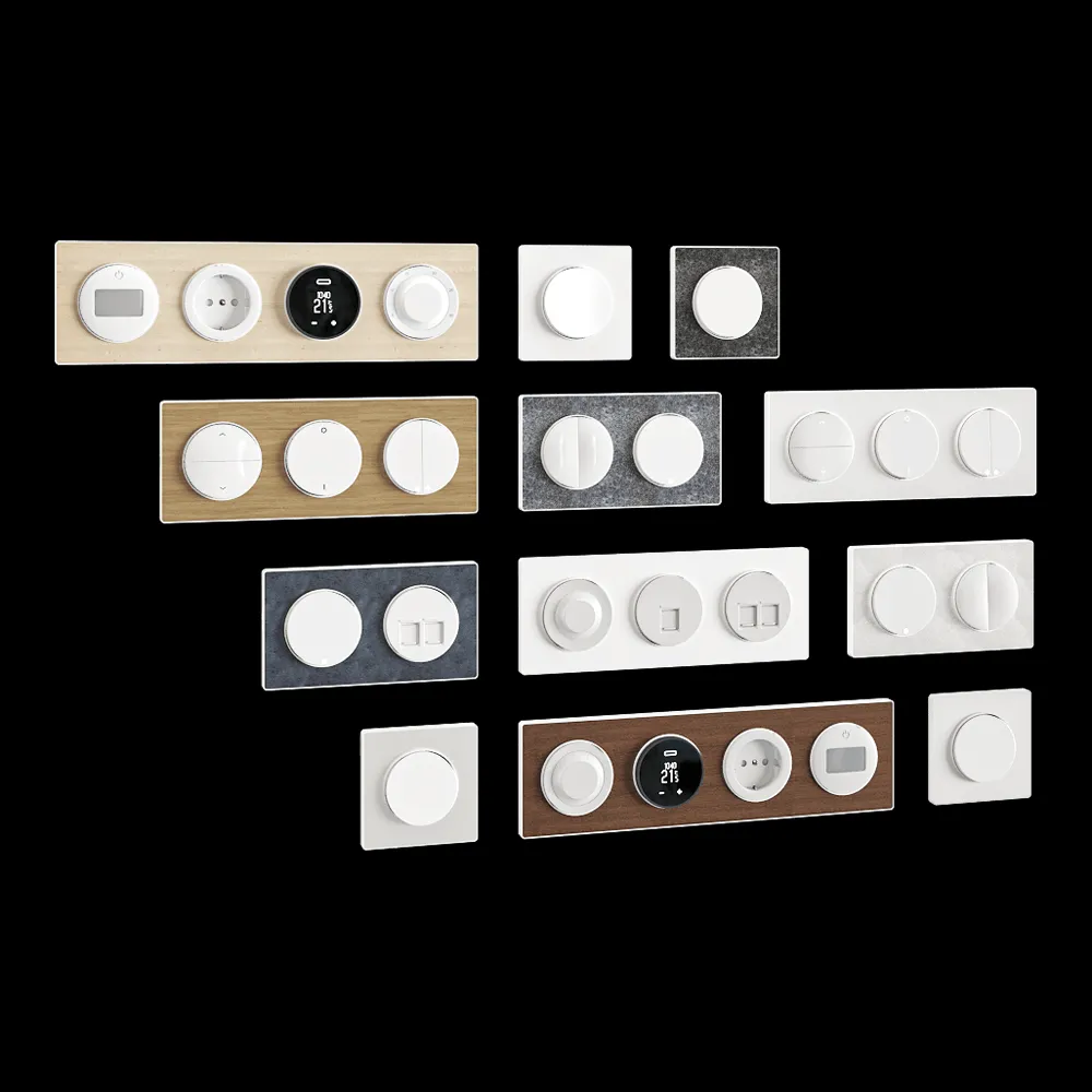 Schneider Electric – Sockets and switches Odace 3ds Max