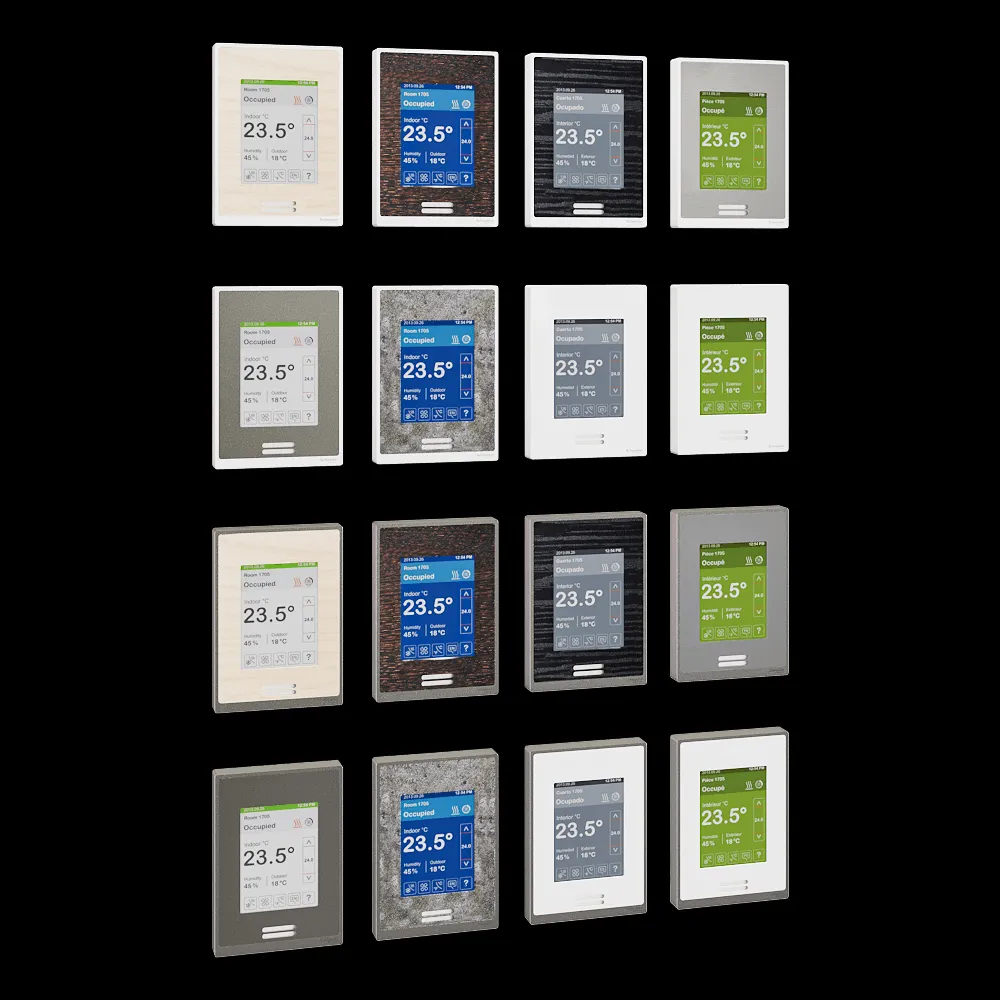 Schneider Electric – Thermostats SE8000 3ds Max