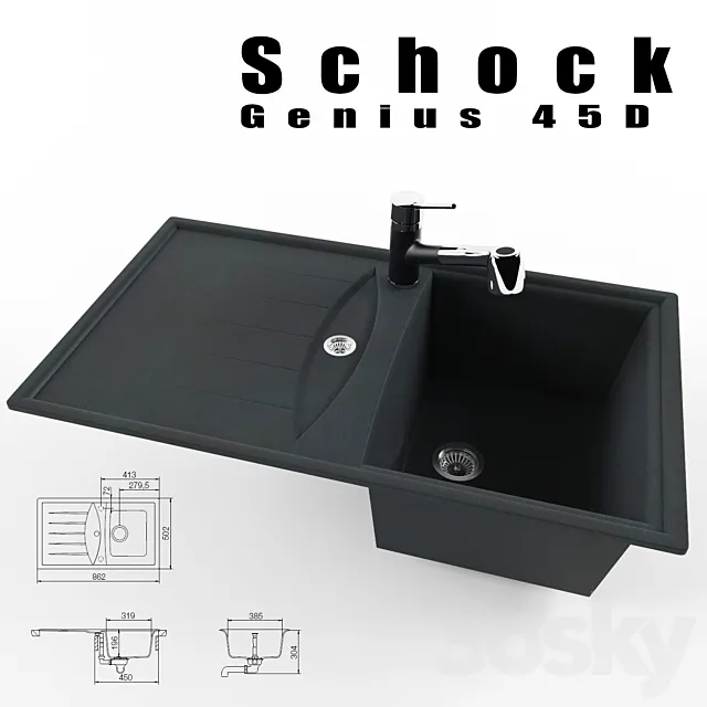 Schock Genius D-100 Reference: 700249 3ds Max