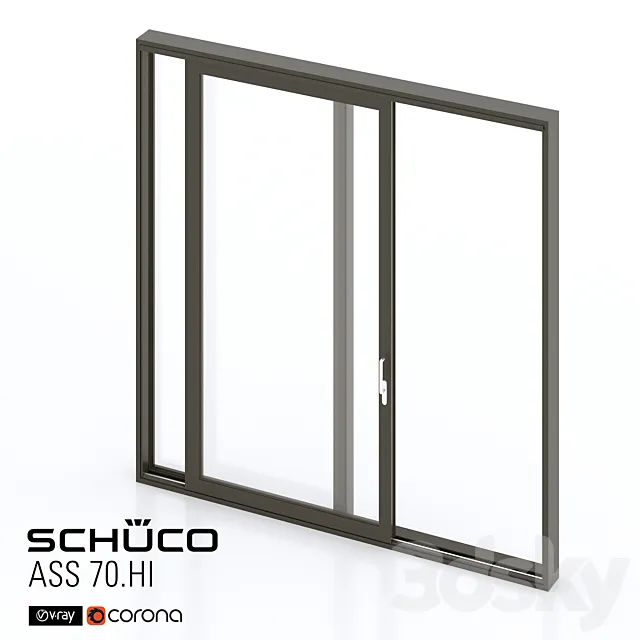 SCHUCO ASS 70.HI 3ds Max